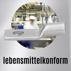 Προεξοχή καλωδίου σωλήνα από ανοξείδωτο χάλυβα Kalitec ER2-6 V4A 10mm² M6