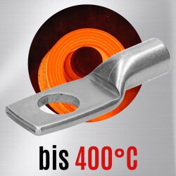 Kalitec ER2-8 kabelsko i rustfritt stål V4A 10mm² M8