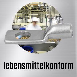 Kalitec ER2-8 kabelsko i rustfritt stål V4A 10mm² M8