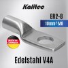 Kalitec ER2-8 kabelsko i rustfritt stål V4A 10mm² M8
