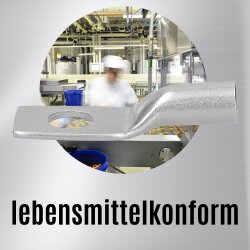 Kalitec ER3-8 cap de cablu din oțel inoxidabil V4A 16mm² M8