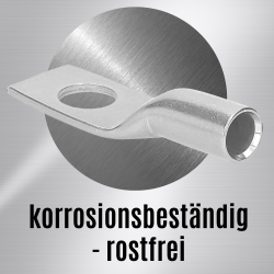 Kalitec ER3-8 cap de cablu din oțel inoxidabil V4A 16mm² M8