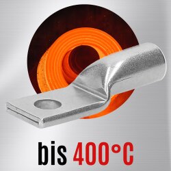 Kalitec ER5-6 cap de cablu din oțel inoxidabil V4A 25mm² M6