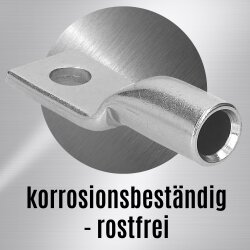 Kalitec ER5-6 cap de cablu din oțel inoxidabil V4A 25mm² M6