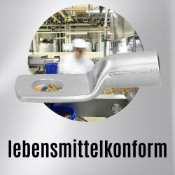 Kalitec ER7-10 cap de cablu din oțel inoxidabil V4A 35mm² M10