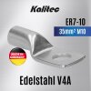 Kalitec ER7-10 cap de cablu din oțel inoxidabil V4A 35mm² M10