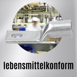 Kalitec ER14-10 ÐºÐ°Ð±ÐµÐ»ÐµÐ½ Ð½Ð°ÐºÑ€Ð°Ð¹Ð½Ð¸Ðº Ð¾Ñ‚ Ð½ÐµÑ€ÑŠÐ¶Ð´Ð°ÐµÐ¼Ð° ÑÑ‚Ð¾Ð¼Ð°Ð½Ð° V4A 70mmÂ² M10