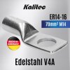 Kalitec ER14-16 kabelsko i rustfritt stål V4A 70mm² M16