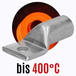 Kalitec ER19-8 paslanmaz çelik boru kablo pabucu V4A 95mm² M8