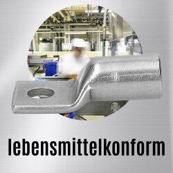 Kalitec ER19-10 kabelsko i rustfrit stål V4A 95mm² M10