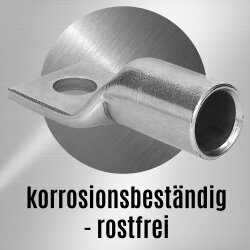 Kalitec ER19-10 kabelsko i rustfrit stål V4A 95mm² M10