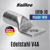 Kalitec ER19-10 kabelsko i rustfrit stål V4A 95mm² M10