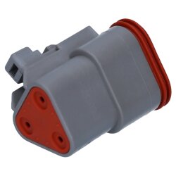 DEUTSCH DT06-3S-C015 Caixa de soquete de 3 pinos