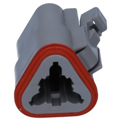 DEUTSCH DT06-3S-C015 Caixa de soquete de 3 pinos