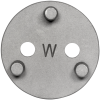 SW-Stahl 01467L-W adapterplatta W
