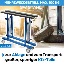Cadru multifuncțional SW-Stahl 20340L, capacitate de încărcare 100 kg