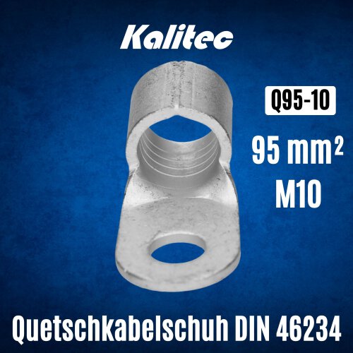 Kalitec Q95-10 Quetschkabelschuh nach DIN 46234 95mm² M10