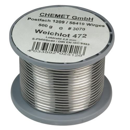 SW-Stahl 62012L Lötdraht 40% SN, 500g Spule