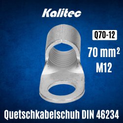Kalitec Q70-12 Quetschkabelschuh nach DIN 46234 70mm² M12