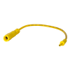 SW-Stahl 32225L-6 Prüfkabel Buchse 0,6 mm, gelb, 190 mm