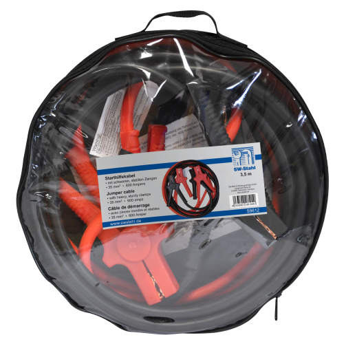 SW-Stahl S9612 跨接电缆，3.5 m 12mm 直径全绝缘极端子