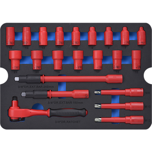 SW-Stahl V1000-2 VDE Ð²Ð»Ð¾Ð¶ÐºÐ° Ð·Ð° Ð¸Ð½ÑÑ‚Ñ€ÑƒÐ¼ÐµÐ½Ñ‚Ð¸, 23 Ð±Ñ€