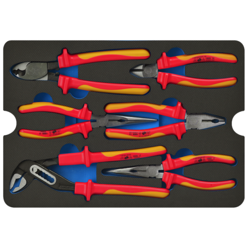 SW-Stahl V1000-3 VDE Werkzeugeinlage, 6-teilig