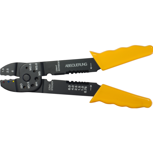 SW-Stahl 42500SB kabeļa uzgaļu savilkšanas knaibles, izolētiem savienotājiem