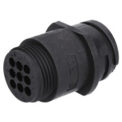 AMP 0-0183079-1 ピンコンタクト用 CPC ハウジング 9 ピン I ケーブルソケット