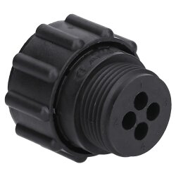 AMP 0-0182647-1 CPC plug housing for 4-pin socket contacts