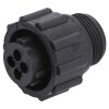 AMP 0-0182647-1 CPC plug housing for 4-pin socket contacts