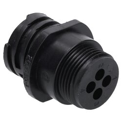 AMP 0-0206430-2 CPC-hus for stikkontakter 4-pins I-kabeluttak
