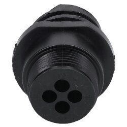 AMP 0-0206430-2 CPC-hus for stikkontakter 4-pins I-kabeluttak