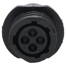 AMP 0-0206430-2 CPC-hus for stikkontakter 4-pins I-kabeluttak