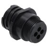 AMP 0-0206430-2 CPC-hus for stikkontakter 4-pins I-kabeluttak