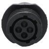 AMP 0-0206430-2 CPC-hus for stikkontakter 4-pins I-kabeluttak