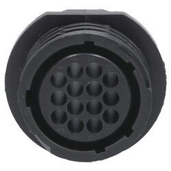 AMP 0-0206043-3 Caixa CPC para contatos de soquete Soquete de cabo I de 14 pinos