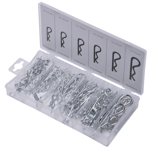 SW-Stahl S8043 fjeder split sortiment, 150 stk