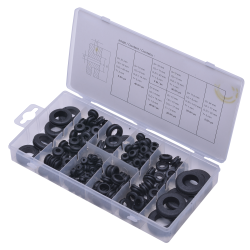 Surtido de arandelas de goma SW-Stahl S8112, 180 piezas