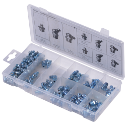 SW-Stahl S8065 smørenippelsortiment, 110 stk.