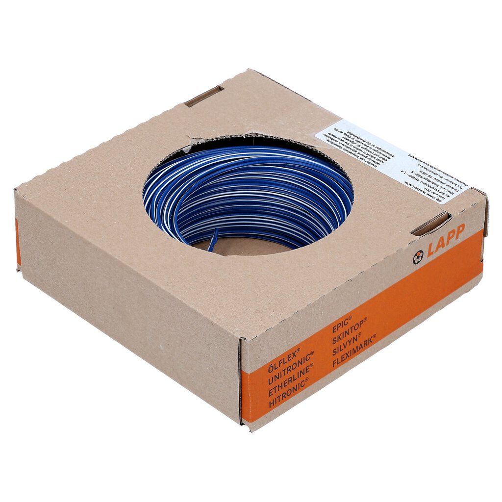 Grundpreis 0,19€/m. Ring HELLBLAU PVC-Aderleitung 1x1,5 H07V-K 1,5mm² 100m 