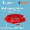 Lapp 4520046 PVC unitario H07V-K 16,0 mm² rojo