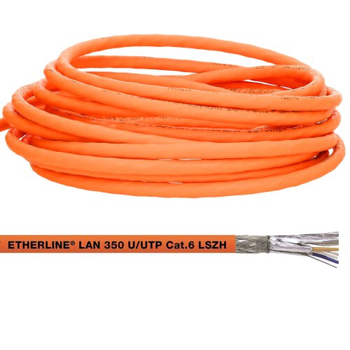 Lapp 2170956 Etherline Lan Cat.6 F/UTP 4x2xAWG23 cable de datos LSZH hasta 350 MHz con pantalla de lámina como apantallamiento general