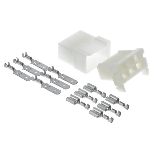 KALI-2506 Fastin-Faston komplet 6-polnih ploščatih vtičnic I ploščat vtič 0,75–1,5 mm² in ustrezno ohišje
