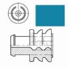 AMP 0-0828904-1 Zamanlayıcı tek telli conta mavi 0,5-1,0 mm² çap 1,2 - 2,1 mm