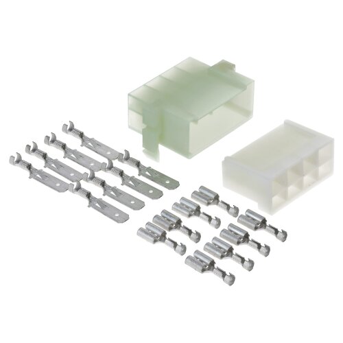 KALI-2508 Fastin-Faston komplekts ar 8 kontaktu plakanu kontaktligzdu I plakanu spraudni 0,75-1,5 mm² un atbilstošu korpusu