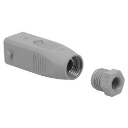Hirschmann ST, 930620106 power connector 2P+E 250V/16A gray