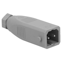 Hirschmann ST, 930620106 power connector 2P+E 250V/16A gray