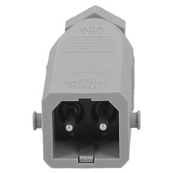 Hirschmann ST, 930620106 power connector 2P+E 250V/16A gray