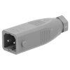 Hirschmann ST, 930620106 power connector 2P+E 250V/16A gray